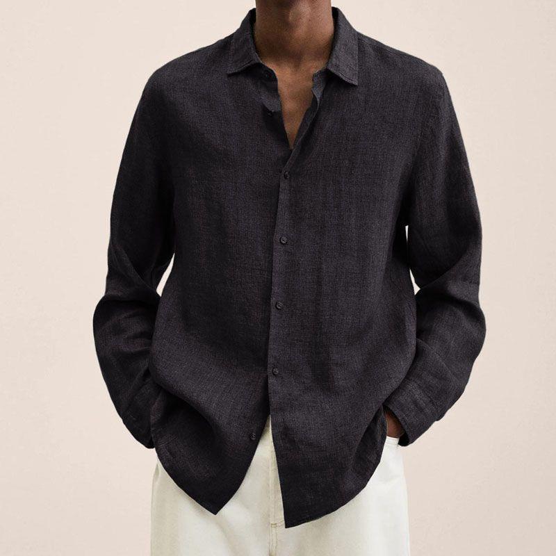 Elegantes Herren Leinenhemd | Atmungsaktiv & Zeitloser Stil | Jonas