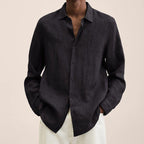 Elegantes Herren Leinenhemd | Atmungsaktiv & Zeitloser Stil | Jonas