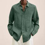 Elegantes Herren Leinenhemd | Atmungsaktiv & Zeitloser Stil | Jonas