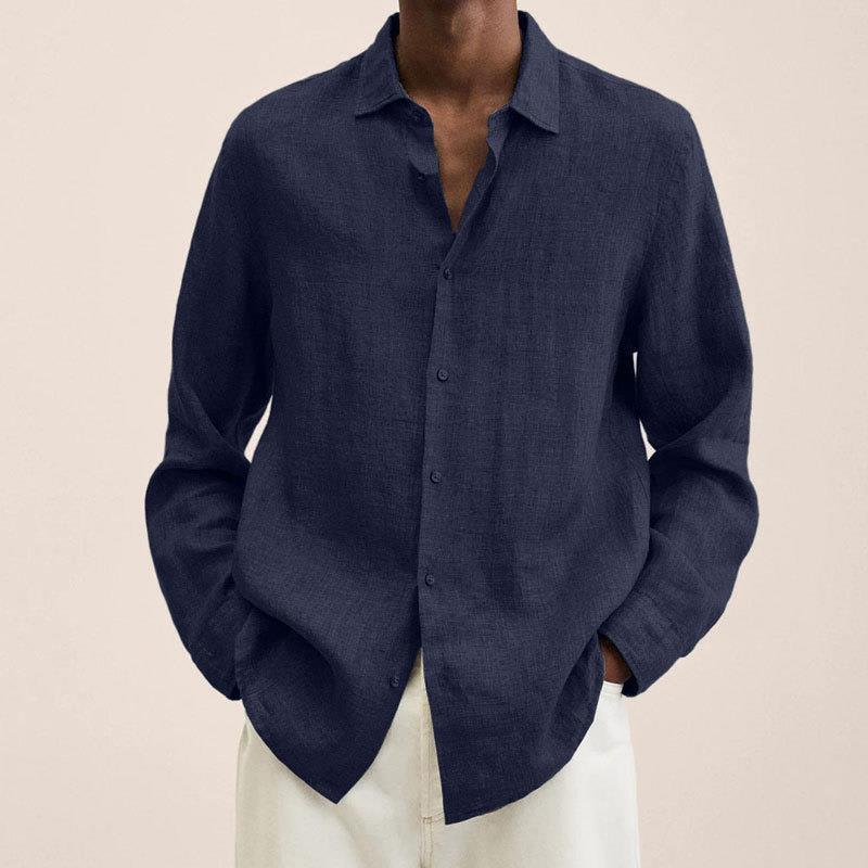 Elegantes Herren Leinenhemd | Atmungsaktiv & Zeitloser Stil | Jonas