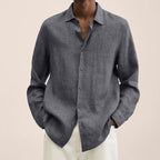 Elegantes Herren Leinenhemd | Atmungsaktiv & Zeitloser Stil | Jonas
