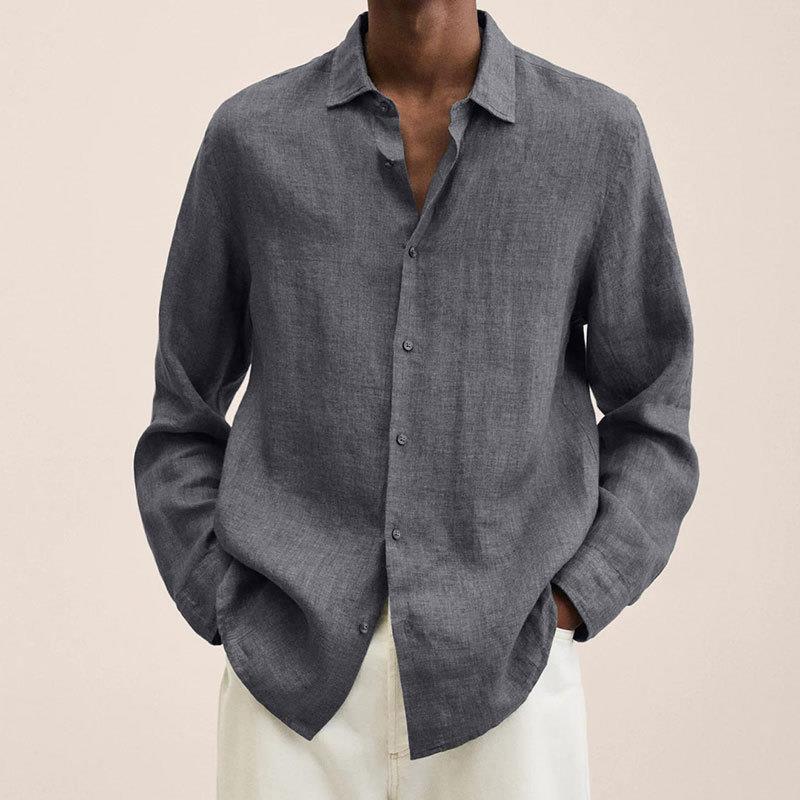 Elegantes Herren Leinenhemd | Atmungsaktiv & Zeitloser Stil | Jonas