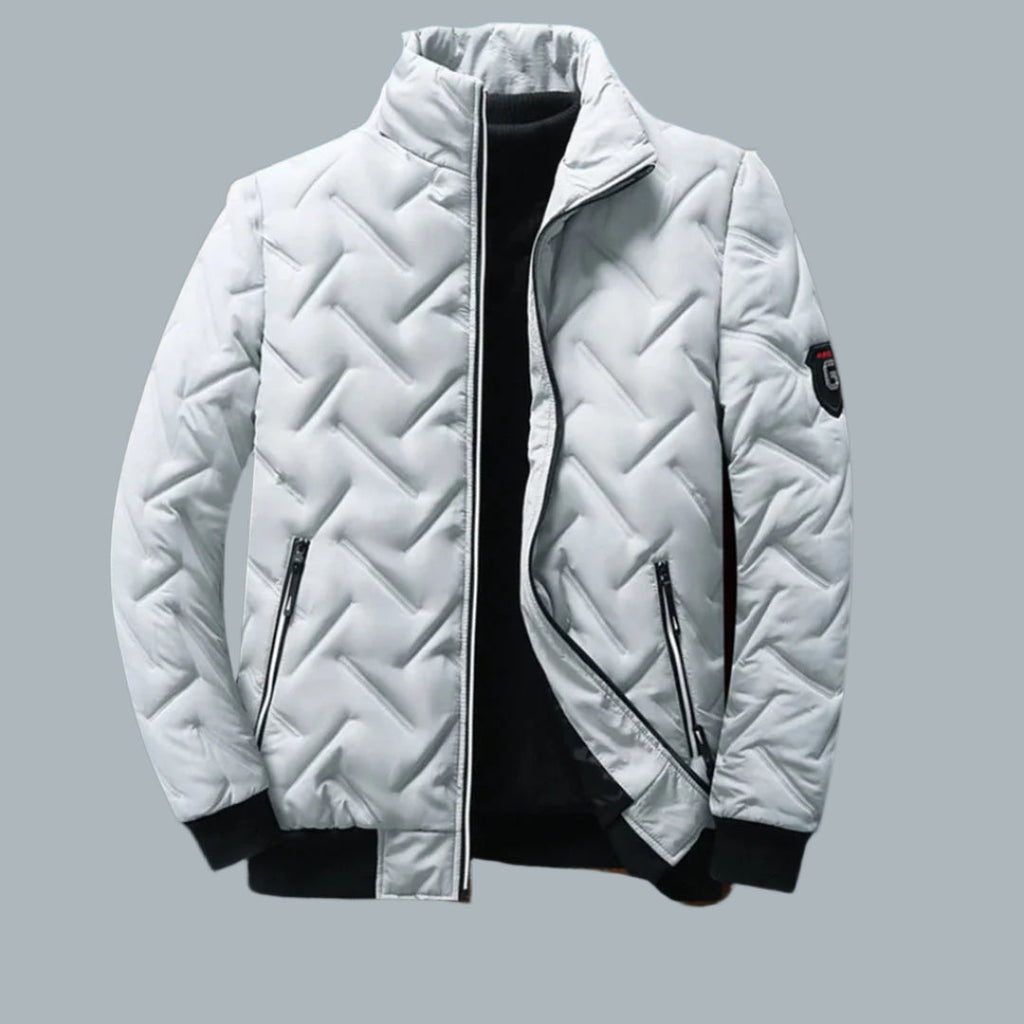 Herren Steppjacke | Wetterfeste Pufferjacke mit Stil & Funktion | Lukas