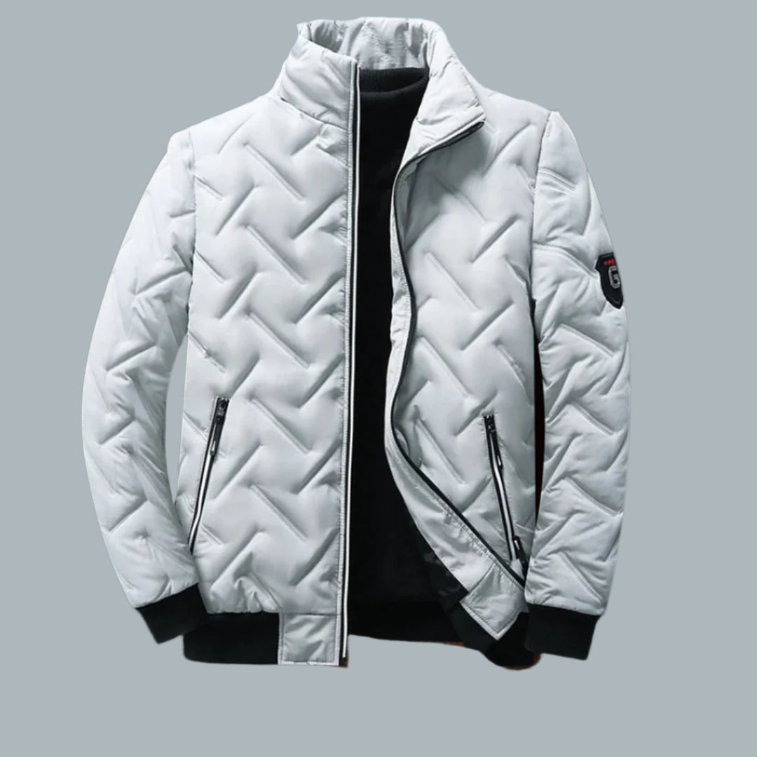 Herren Steppjacke | Wetterfeste Pufferjacke mit Stil & Funktion | Lukas