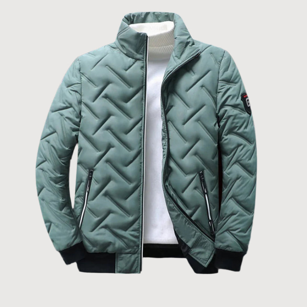 Herren Steppjacke | Wetterfeste Pufferjacke mit Stil & Funktion | Lukas