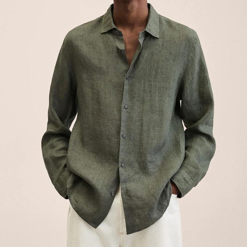 Elegantes Herren Leinenhemd | Atmungsaktiv & Zeitloser Stil | Jonas