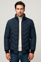 Herren Steppjacke | Wetterfeste Pufferjacke mit Stil & Funktion | Lukas