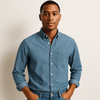 Herren Langarmhemd | Klassischer Schnitt & Vielseitiger Stil | Elias
