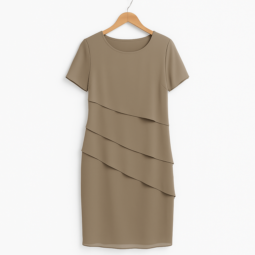 Elegantes Chiffonkleid mit Lagenlook | Zeitloser Stil für Damen | Marlene