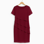 Elegantes Chiffonkleid mit Lagenlook | Zeitloser Stil für Damen | Marlene