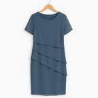 Elegantes Chiffonkleid mit Lagenlook | Zeitloser Stil für Damen | Marlene