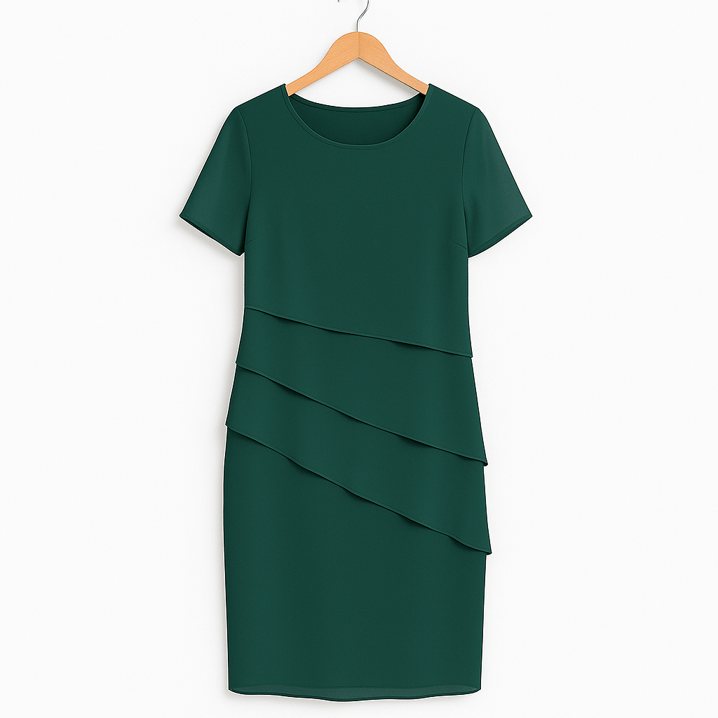 Elegantes Chiffonkleid mit Lagenlook | Zeitloser Stil für Damen | Marlene
